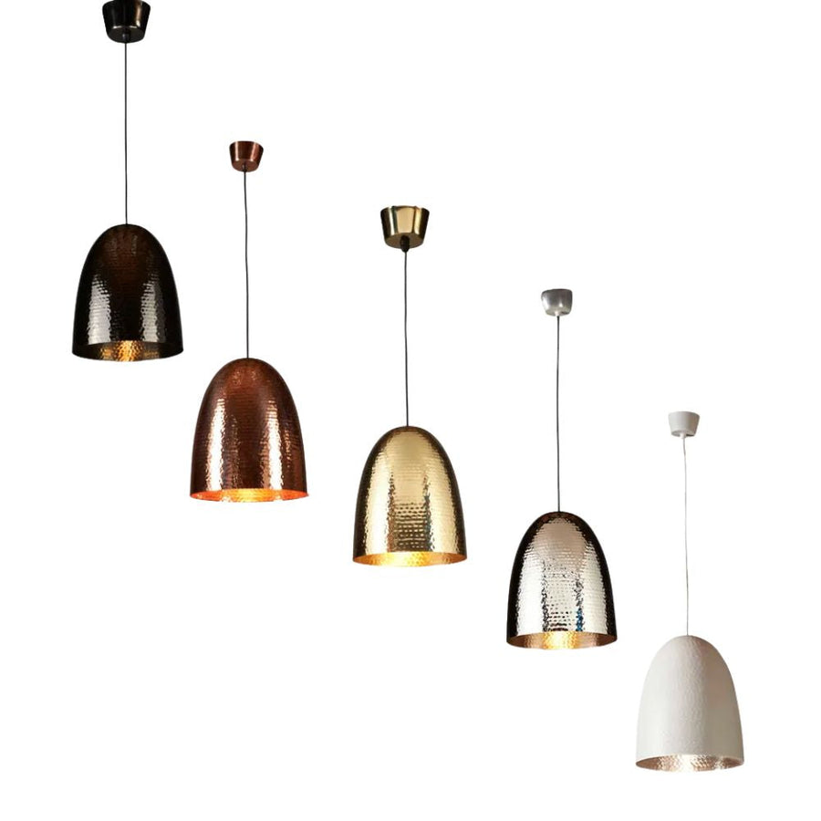 Emac & Lawton DOLCE - 1 Light Beaten Ceiling Pendant-Emac & Lawton-Ozlighting.com.au