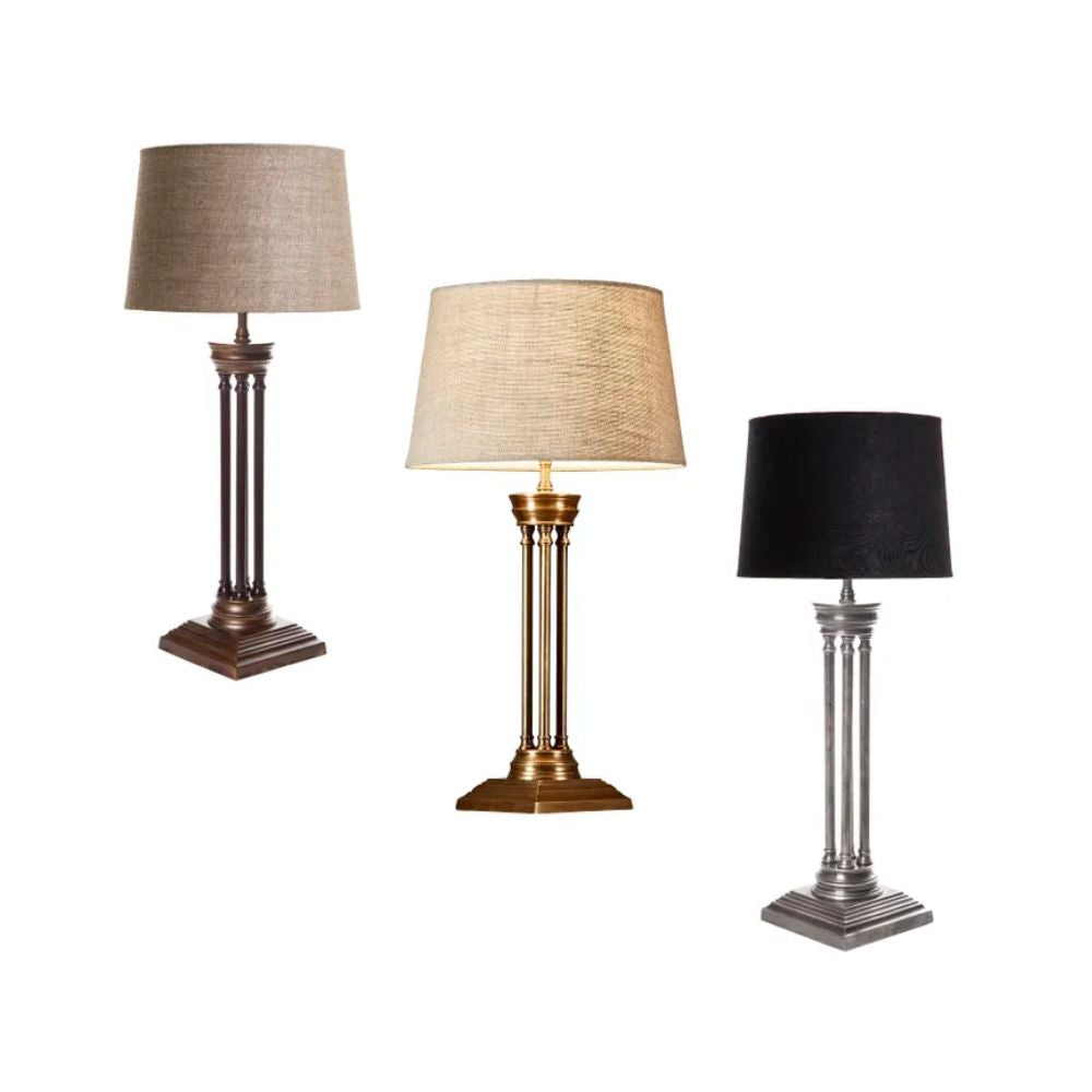 Emac & Lawton HUDSON Table Lamp Base - 40W-Emac & Lawton-Ozlighting.com.au