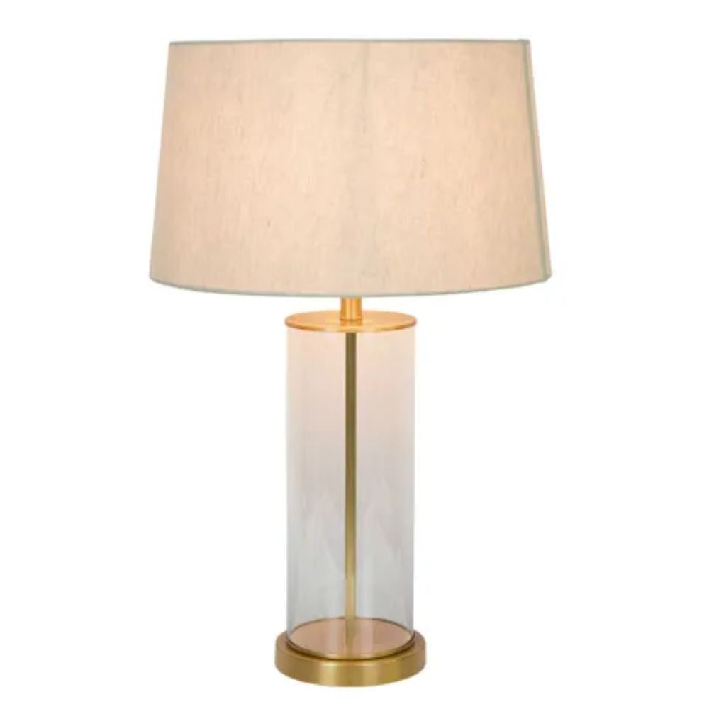 Emac & Lawton IRIS Table Lamp Base - 40W, Glass-Emac & Lawton-Ozlighting.com.au