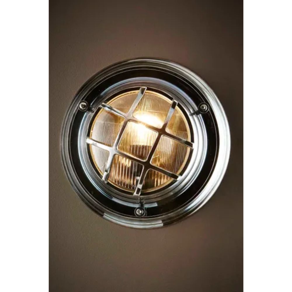 Emac & Lawton JERVIS Outdoor Wall/Ceiling Bunker Light - Round, Porthole, IP54-Emac & Lawton-Ozlighting.com.au