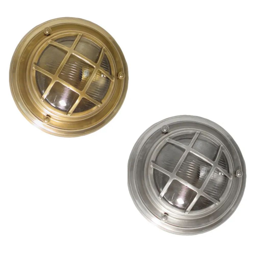 Emac & Lawton JERVIS Outdoor Wall/Ceiling Bunker Light - Round, Porthole, IP54-Emac & Lawton-Ozlighting.com.au