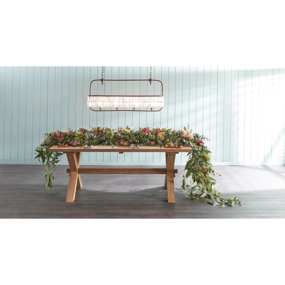 Emac & Lawton MONTREAL Chandelier - 4 Light Long-Emac & Lawton-Ozlighting.com.au
