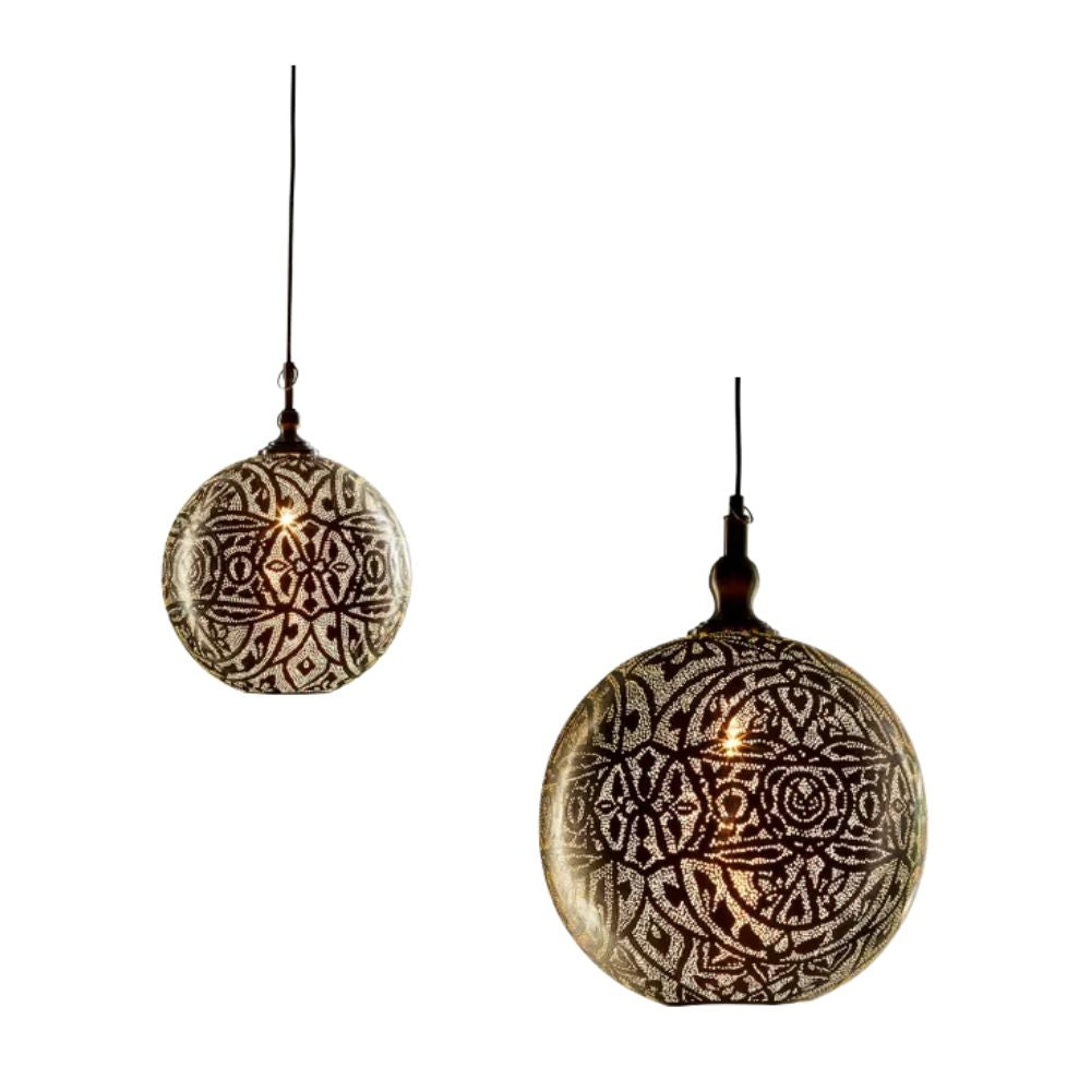 Emac & Lawton MOROCCAN Pendant - 1 Light Ball-Emac & Lawton-Ozlighting.com.au