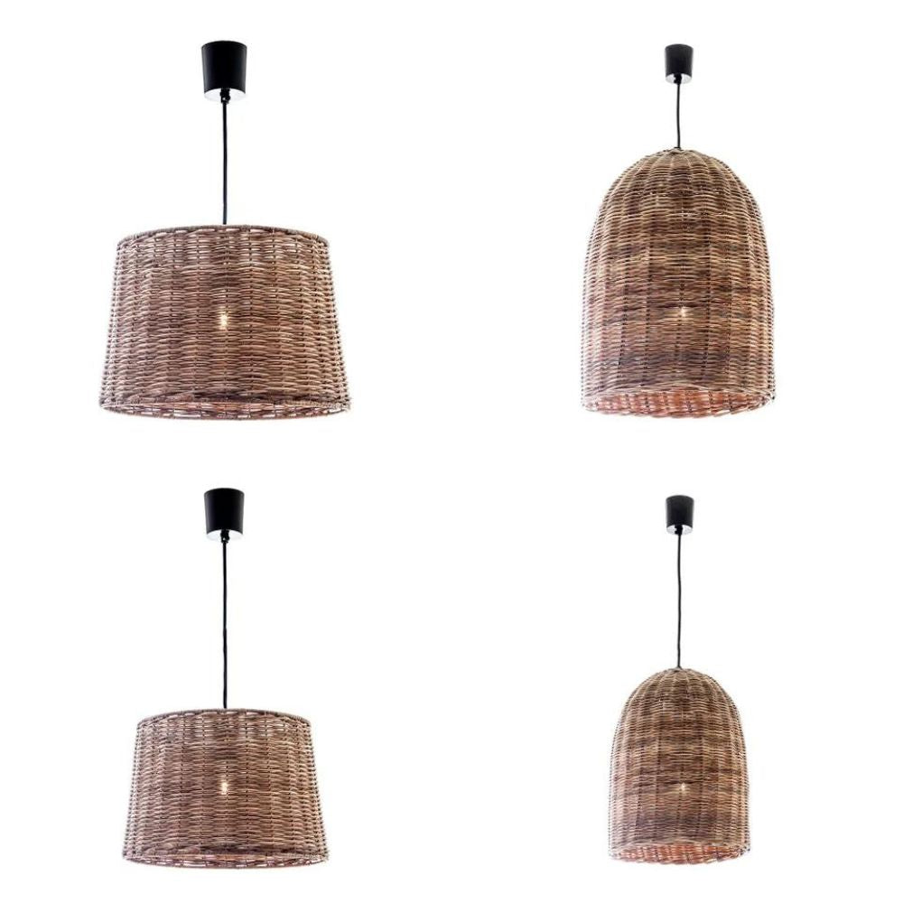 Emac & Lawton RATTAN Pendant - Rattan-Emac & Lawton-Ozlighting.com.au