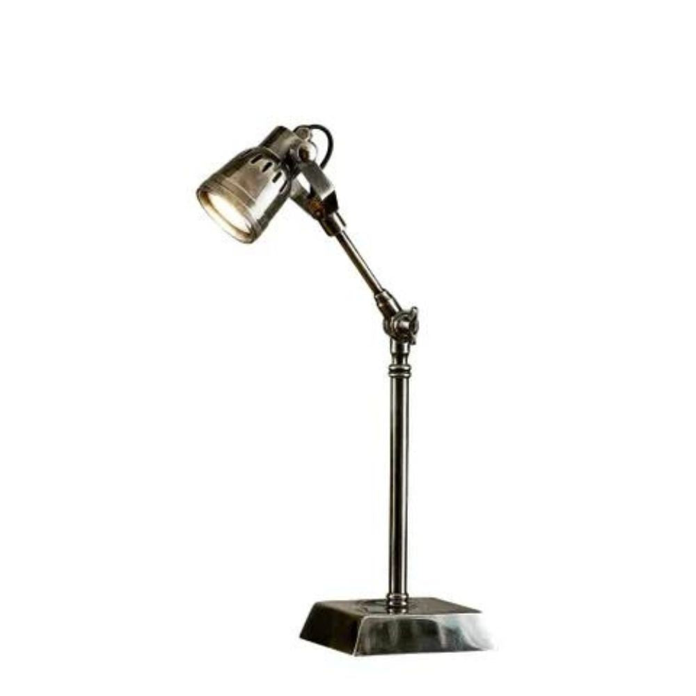 Emac & Lawton SEATTLE - 25W Antique Silver Desk Lamp – Ozlighting