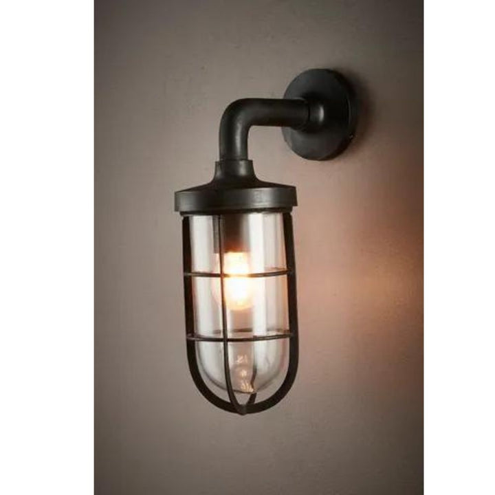 Emac & Lawton SUBMARINE - 25W Black Outdoor Wall Light-Emac & Lawton-Ozlighting.com.au