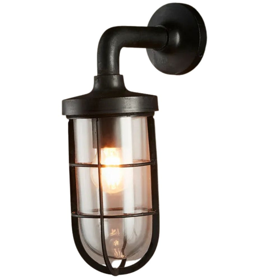 Emac & Lawton SUBMARINE - 25W Black Outdoor Wall Light-Emac & Lawton-Ozlighting.com.au