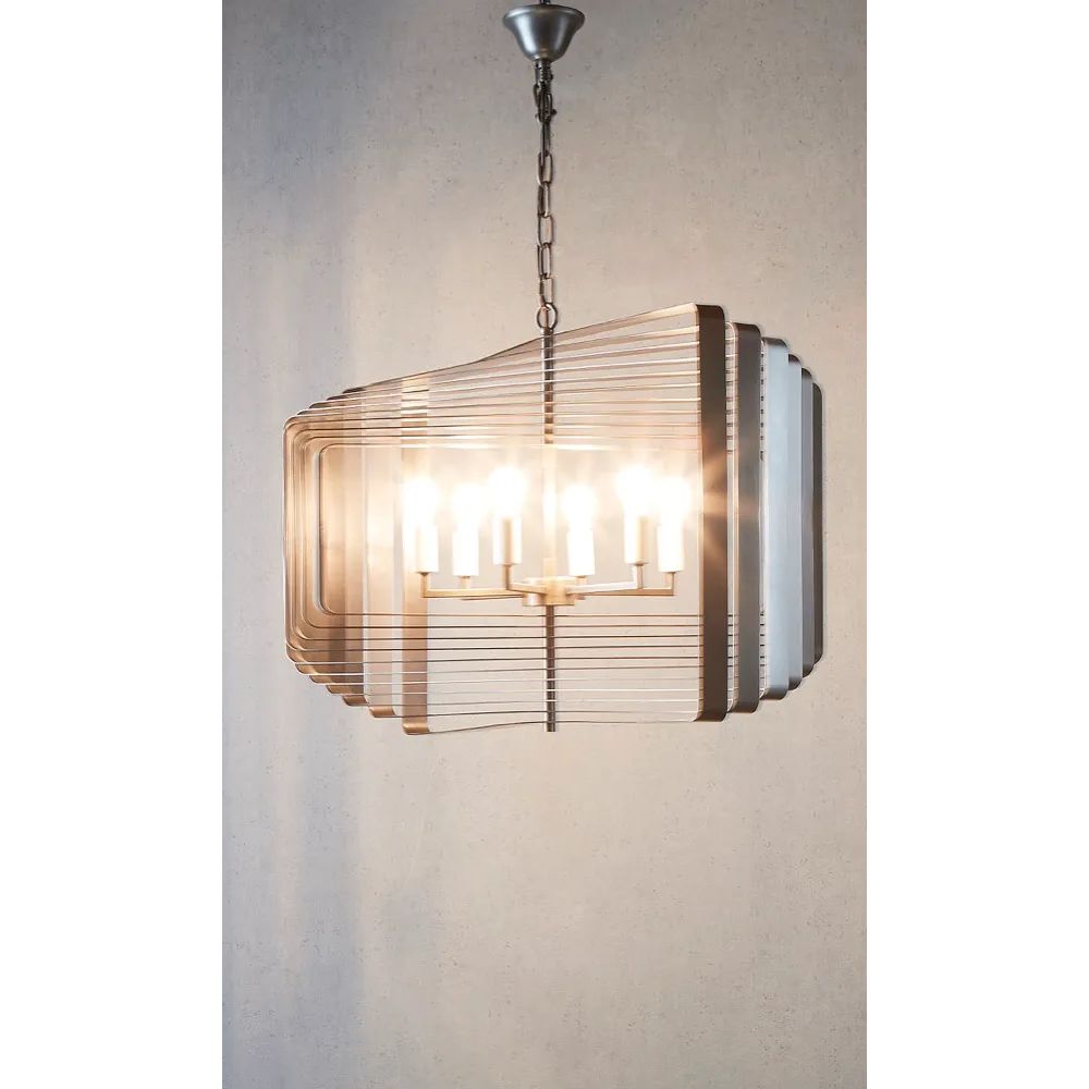 Emac & Lawton TAMARAMA Pendant - 6 Light-Emac & Lawton-Ozlighting.com.au