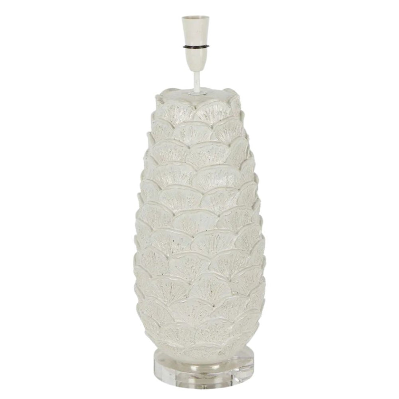 Emac & Lawton THURNTREE CORAL - 25W Ceramic Table Lamp Base Only-Emac & Lawton-Ozlighting.com.au