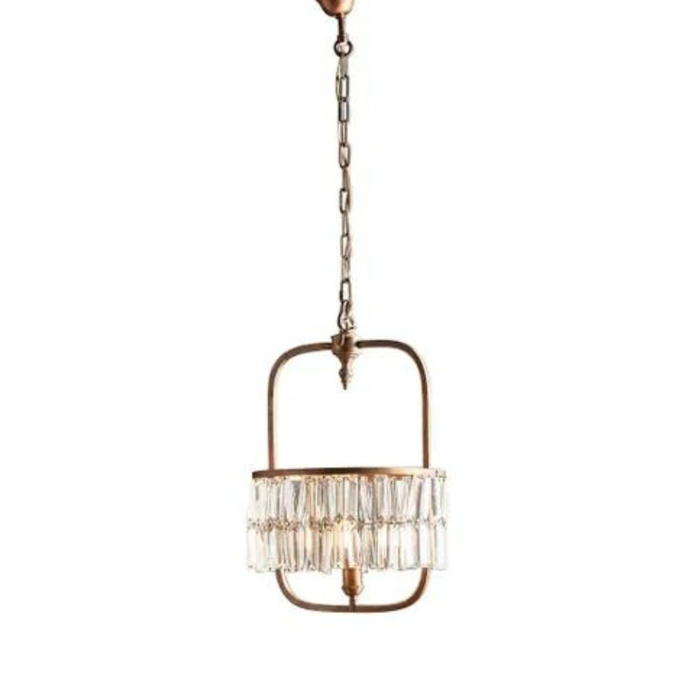 Emac & Lawton TORONTO Chandelier - 1 Light Glass Crystal-Emac & Lawton-Ozlighting.com.au
