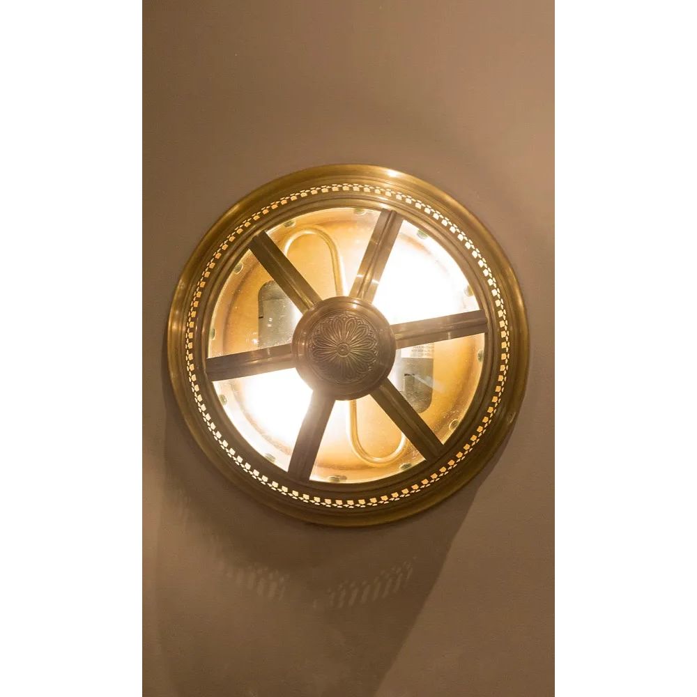 Emac & Lawton WALTER Wall/Ceiling Light - 2xE27, Round, IP20-Emac & Lawton-Ozlighting.com.au