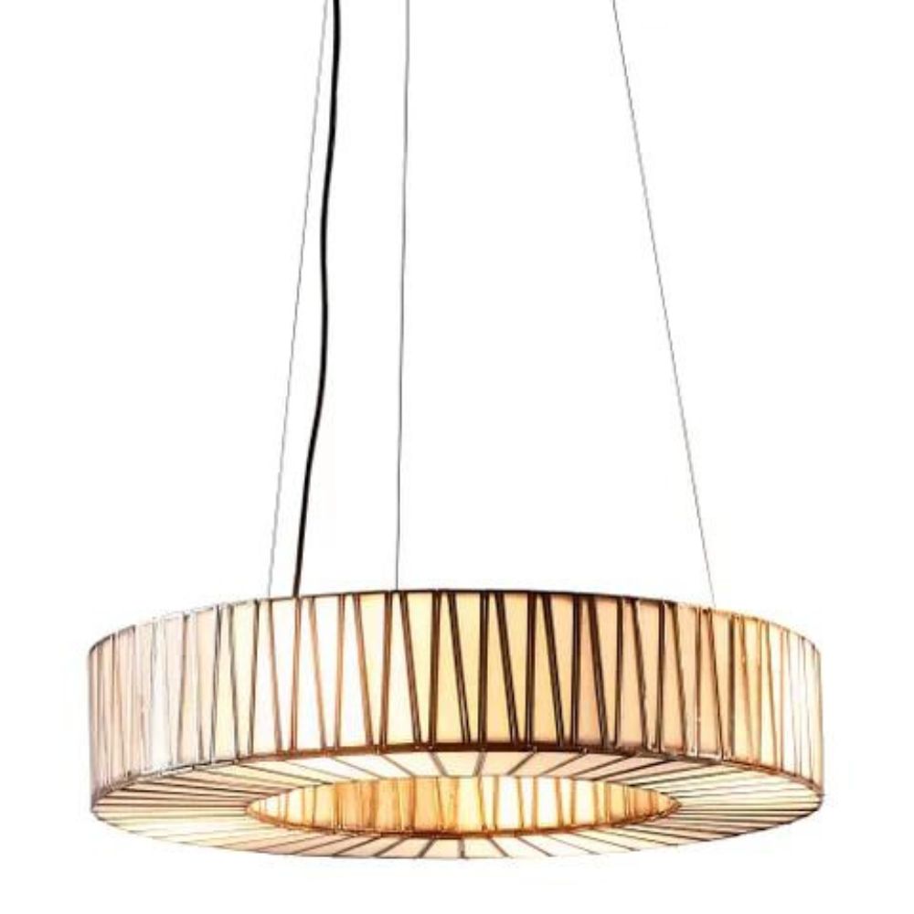 Emac & Lawton WHITE-MOON Pendant - 4/5 Light Brass-Emac & Lawton-Ozlighting.com.au