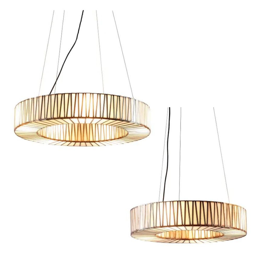 Emac & Lawton WHITE-MOON Pendant - 4/5 Light Brass-Emac & Lawton-Ozlighting.com.au