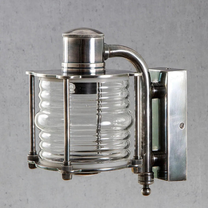 Emac & Lawton YARRA - Classic Exterior Wall Bracket Light IP54 Antique Silver-Emac & Lawton-Ozlighting.com.au