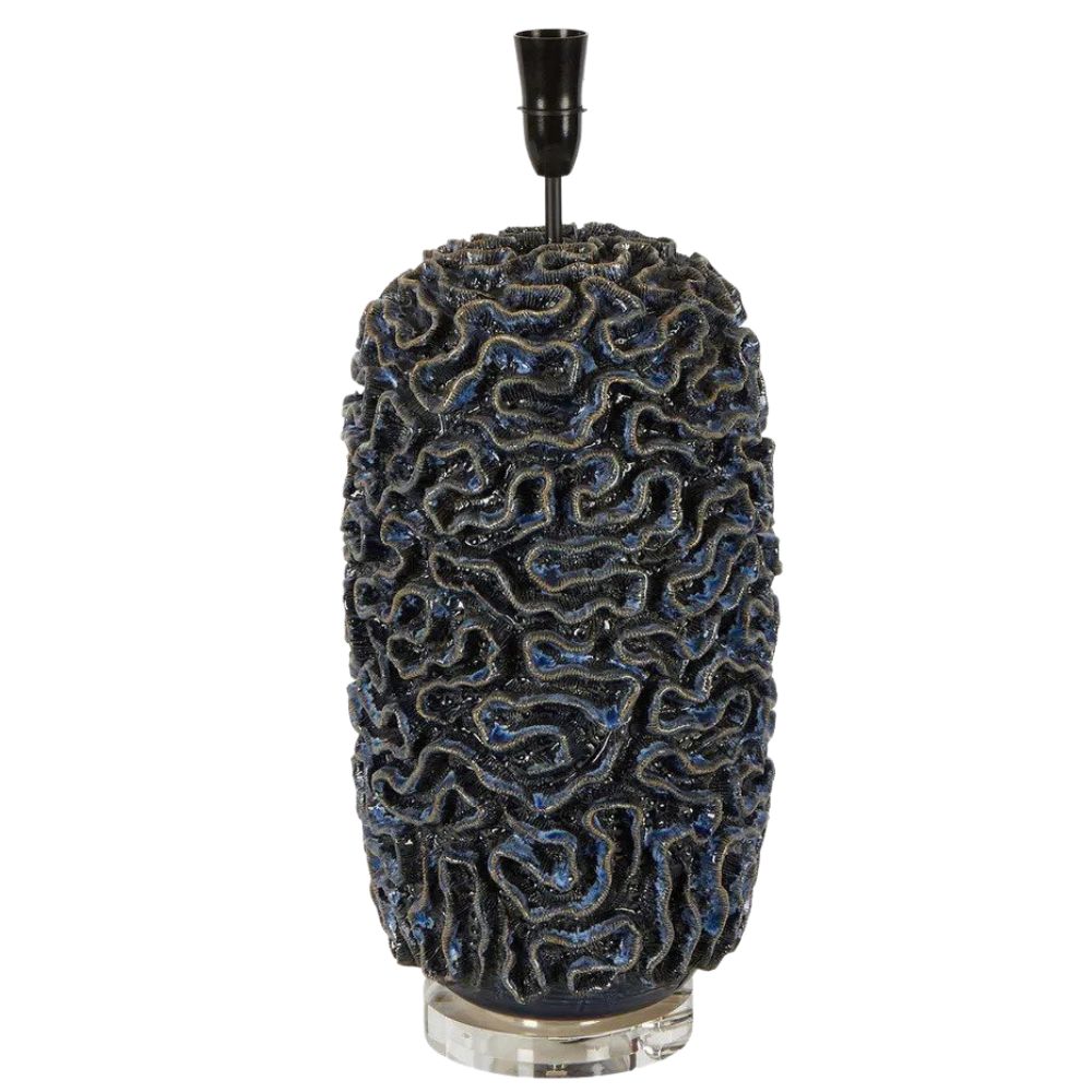 Emac & Lawton ZAMBEZI Table Lamp Base Only - 25W, Ceramic-Emac & Lawton-Ozlighting.com.au