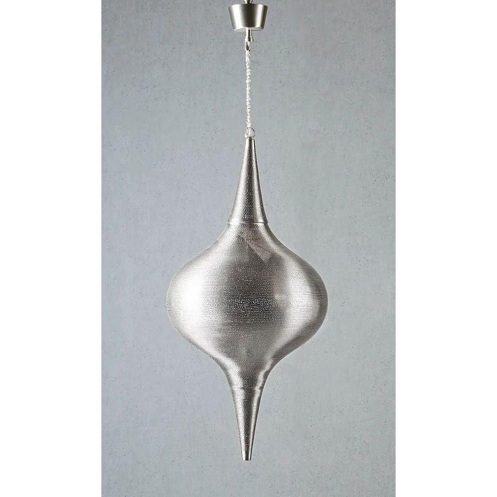 Emac & Lawton ZARA - 1 Light Large Metal Perforated Pendant-Emac & Lawton-Ozlighting.com.au