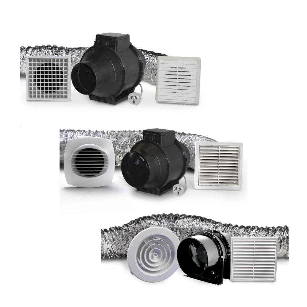 FANTECH TRADE Duct - In-Line, Mounted Fan Kits-Fantech Trade-Ozlighting.com.au