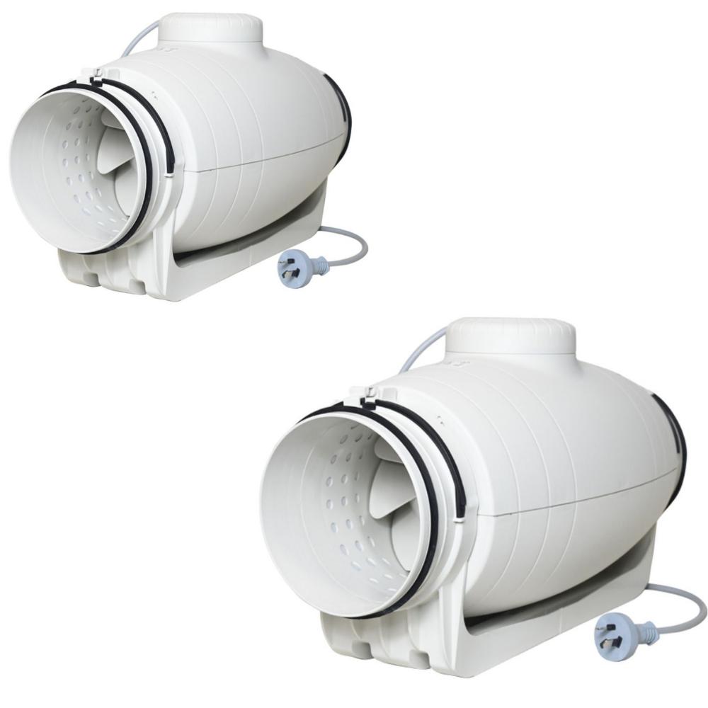 FANTECH TRADE Duct - TD SILENT, In-Line, Mounted Fan IP44-Fantech Trade-Ozlighting.com.au
