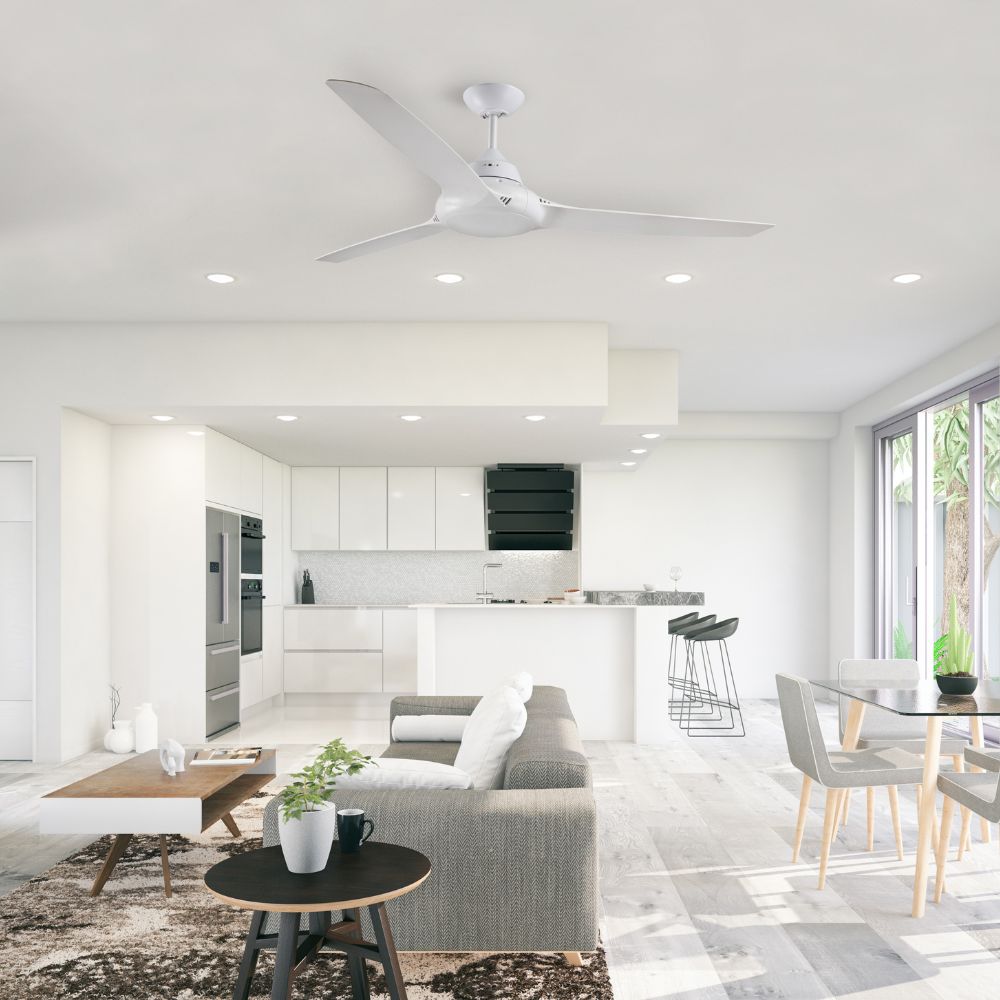 Fantech Trade FLAIR Ceiling Fan - 3 Blade 1270mm 50", Self Ventilating Motor-Fantech Trade-Ozlighting.com.au