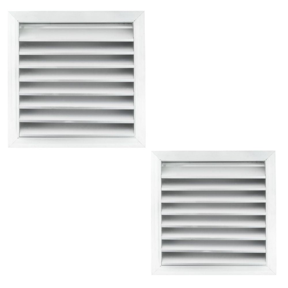 Fantech Trade Grille - Aluminium External Fixed Louvre-Fantech Trade-Ozlighting.com.au
