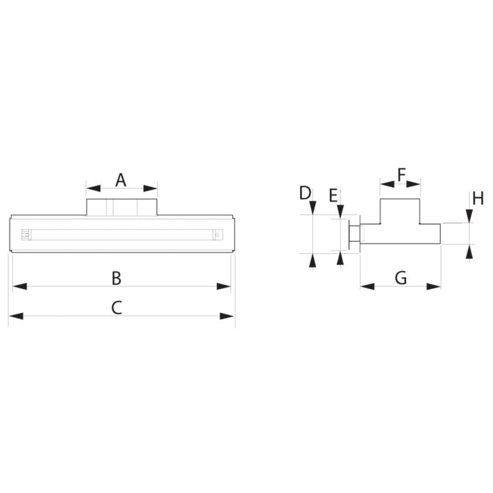 Fantech Trade LINEAR SLOT - Single/double Slot Internal Grille-Fantech Trade-Ozlighting.com.au