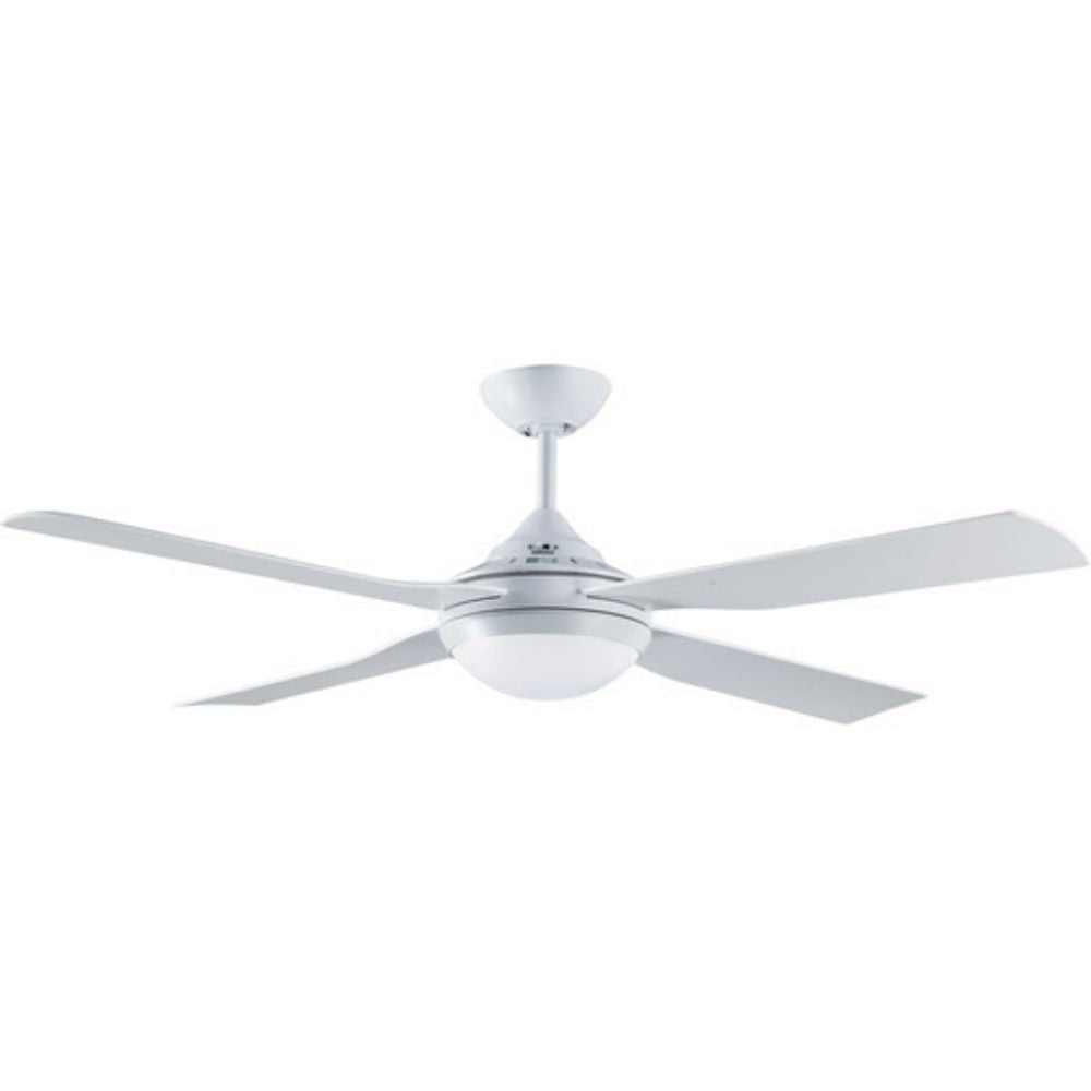 Fantech Trade QUINTON-52-LED-LIGHT - 4 Blade 1320mm 52" AC Ceiling Fan with 18W Tri-Colour Switchable LED Light-Fantech Trade-Ozlighting.com.au