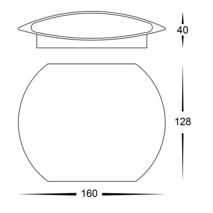 Havit CARA - 6W LED Tri-Colour Modern Exterior Up/Down Wall Light IP54-Havit Lighting-Ozlighting.com.au