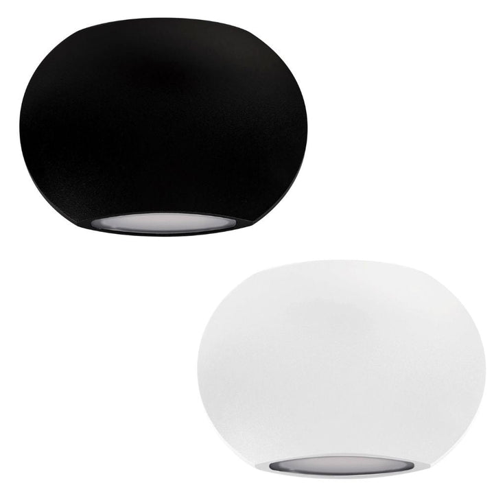 Havit CARA - 6W LED Tri-Colour Modern Exterior Up/Down Wall Light IP54-Havit Lighting-Ozlighting.com.au
