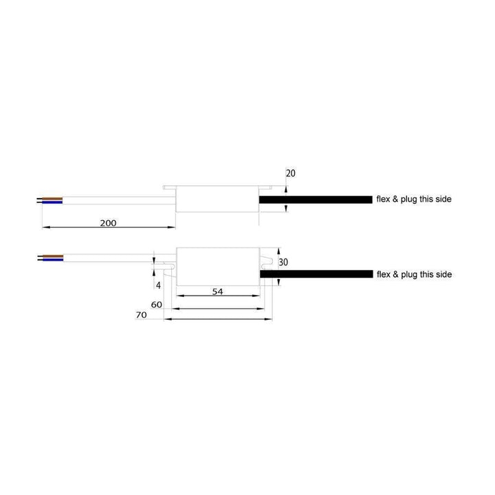 Havit DRIVER-WP - 12V DC 10W Constant Voltage IP66 Weatherproof LED Driver-Havit Lighting-Ozlighting.com.au