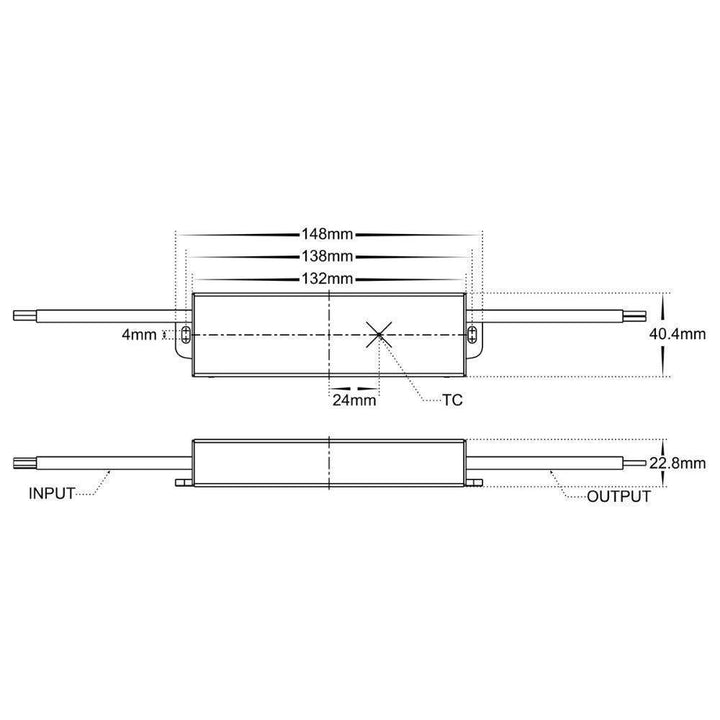 Havit DRIVER-WP - 24V DC 30/60/100W Constant Voltage Weatherproof LED Driver IP66-Havit Lighting-Ozlighting.com.au