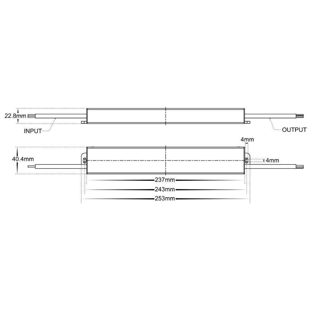 Havit DRIVER-WP LED Driver - 12/24V 60W/95W Slimline Weatherproof IP66-Havit Lighting-Ozlighting.com.au