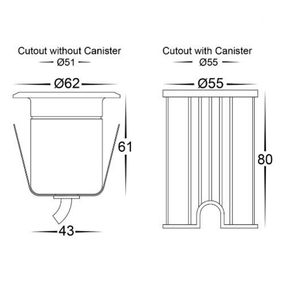 Havit ELITE - 3W/5W Aluminium LED Deck Lights - 12V DRIVER REQUIRED-Havit Lighting-Ozlighting.com.au