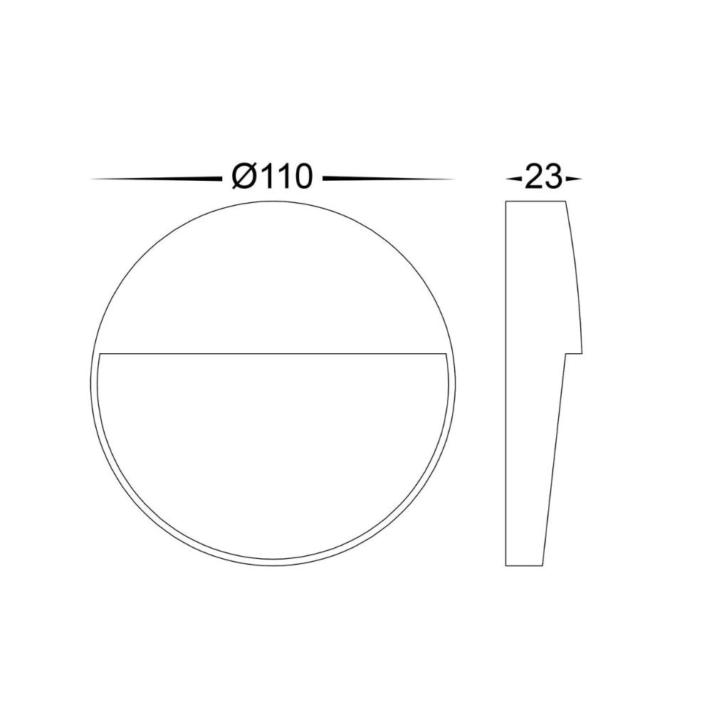 Havit FINO - LED Outdoor Step Light IP54 - 12V-Havit Lighting-Ozlighting.com.au