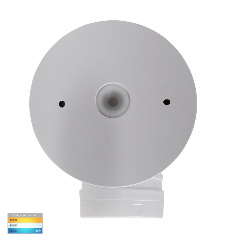 Havit FOCUS - 15W LED Single Head Tri-Colour Exterior PC Spotlight With Sensor IP65-Havit Lighting-Ozlighting.com.au