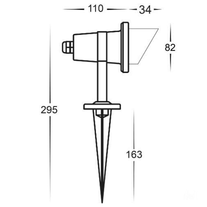 Havit KAP - 5W LED 12V DC Tri-Colour Exterior Adjustable Spot Light / Spike Light IP66 - DRIVER REQUIRED-Havit Lighting-Ozlighting.com.au