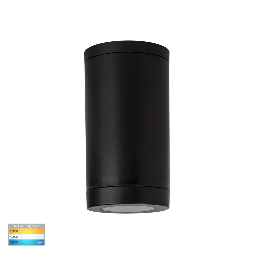 Havit LEXAN LED Downlight - 3W, GU10, Tri-Colour, Dimmable, IP54, Round, Surface Mount-Havit Lighting-Ozlighting.com.au