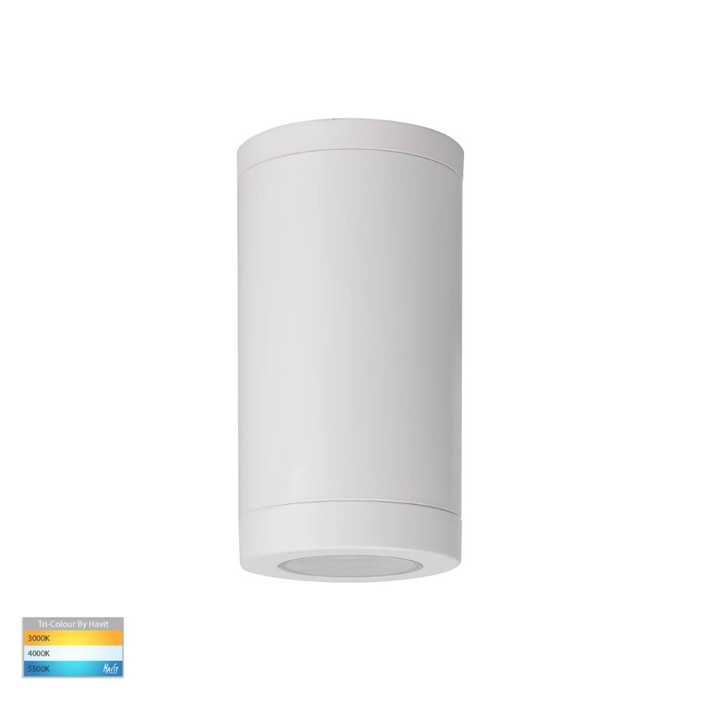 Havit LEXAN LED Downlight - 3W, GU10, Tri-Colour, Dimmable, IP54, Round, Surface Mount-Havit Lighting-Ozlighting.com.au