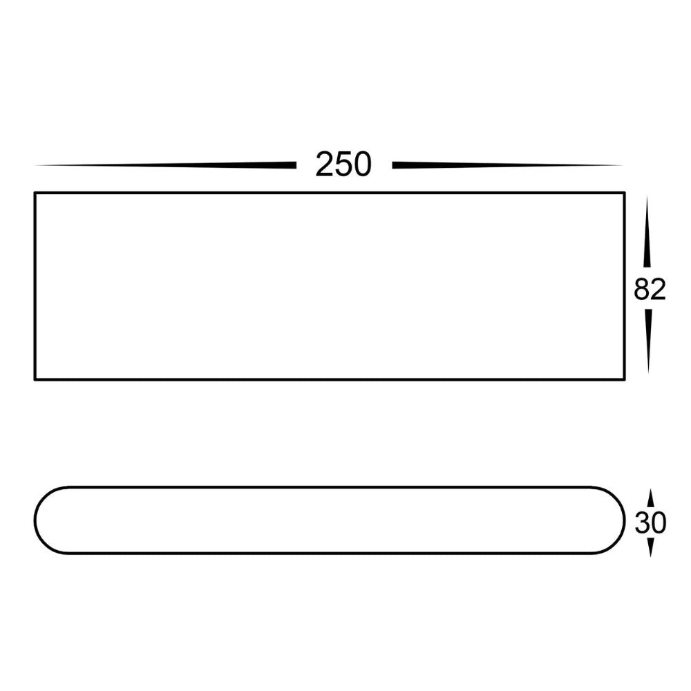 Havit LISSE LED Wall Light - 12W, 12V DC, Tri-Colour, Down Only, IP54, Fixed Down - DRIVER REQUIRED-Havit Lighting-Ozlighting.com.au