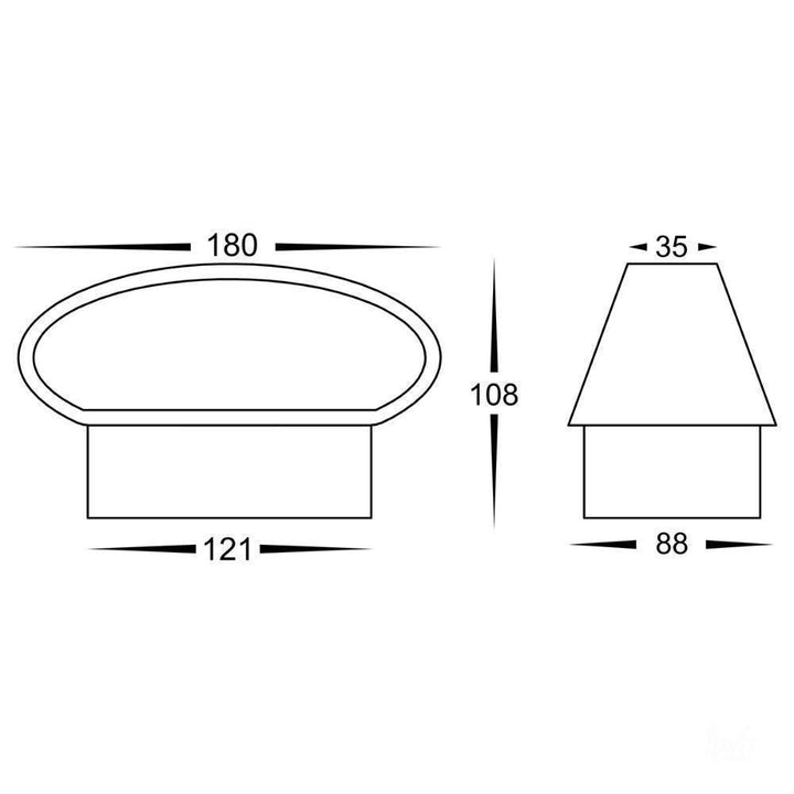 Havit LUXE - 9W LED Tri-Colour Modern Exterior Up/Down Wall Light IP54-Havit Lighting-Ozlighting.com.au