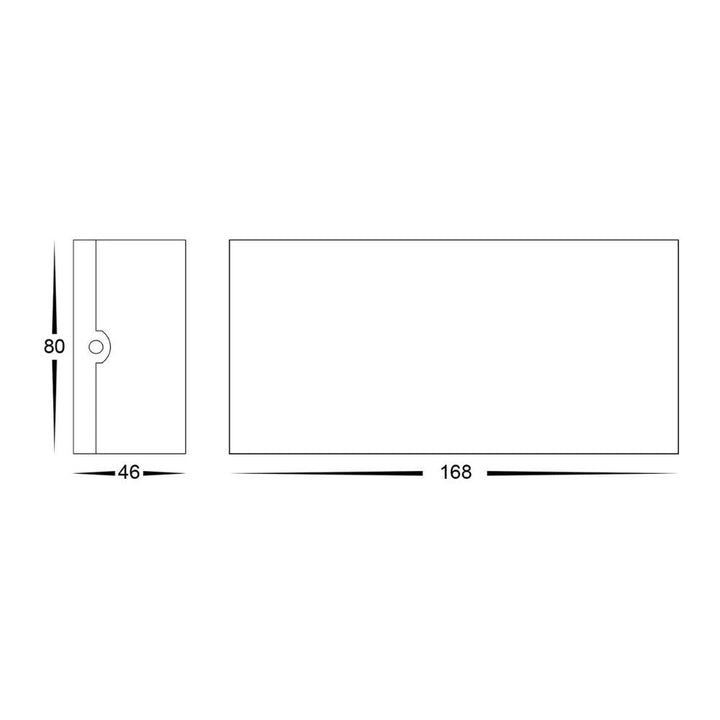 Havit MARO - 6W Up & Down TRI Colour LED Wall Light IP54-Havit Lighting-Ozlighting.com.au