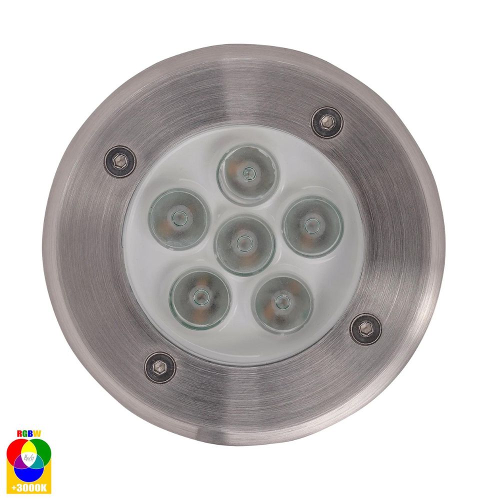 Havit METRO - 5W Stainless Steel Inground Uplighter 12V - IP65-Havit Lighting-Ozlighting.com.au