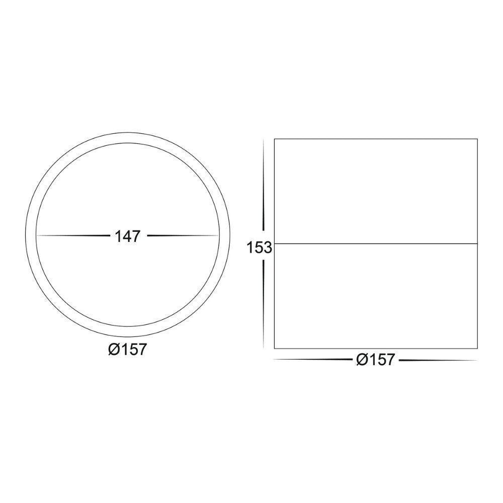 Havit NELLA 7W/12W LED Surface Mount - Tri-Colour, Dimmable, Downlight with Extension IP54-Havit Lighting-Ozlighting.com.au