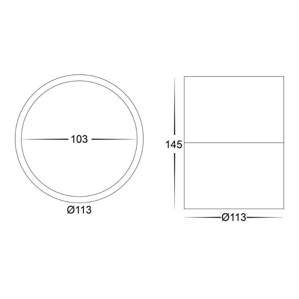 Havit NELLA 7W/12W LED Surface Mount - Tri-Colour, Dimmable, Downlight with Extension IP54-Havit Lighting-Ozlighting.com.au