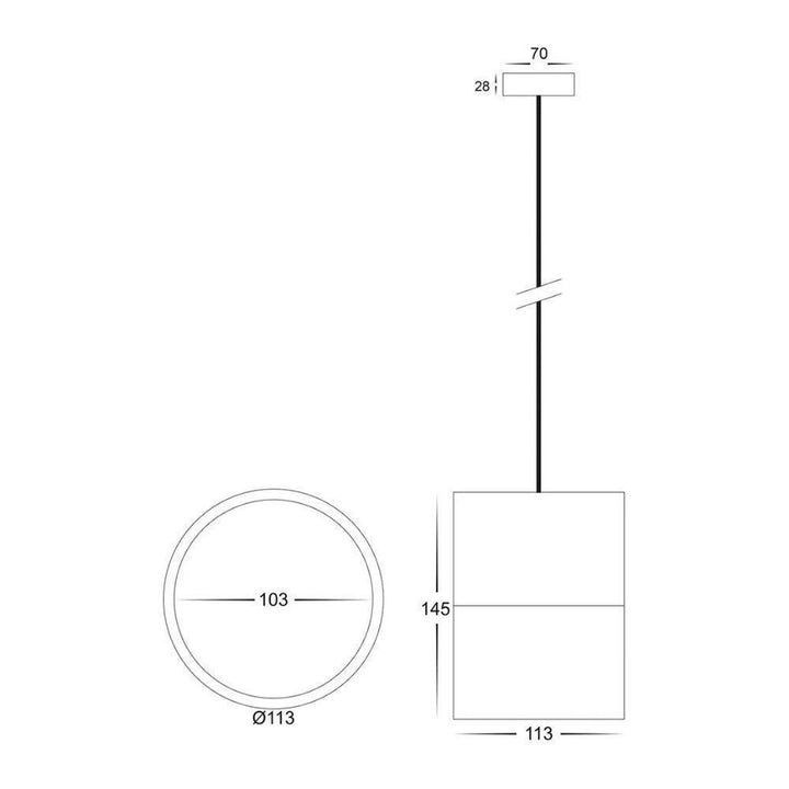 Havit NELLA - 7W/12W/18W LED Tri-colour Dimmable 1 Light Pendant-Havit Lighting-Ozlighting.com.au