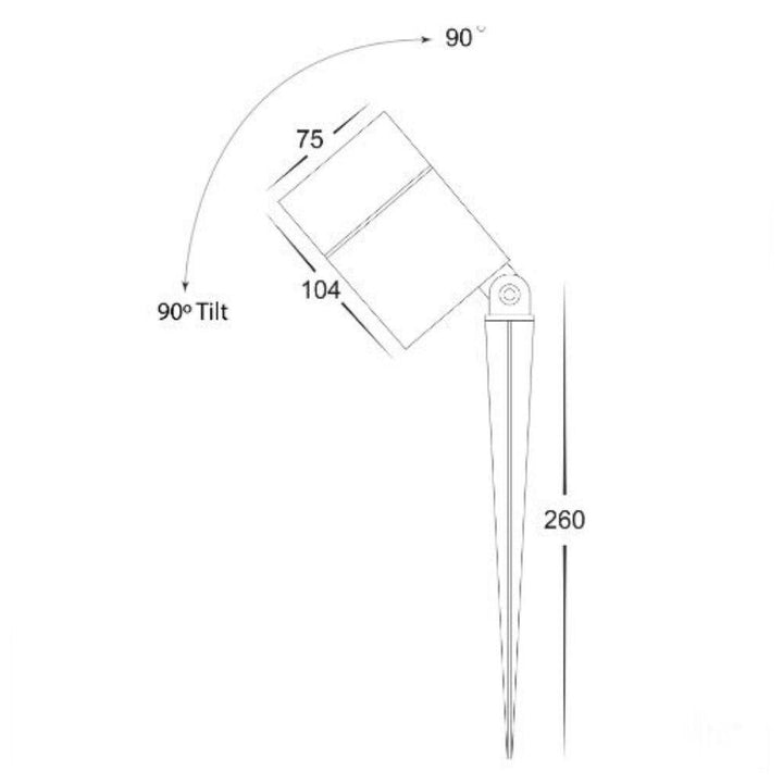 Havit OASIS - Adjustable Exterior Spike Light - 12V DRIVER REQUIRED-Havit Lighting-Ozlighting.com.au