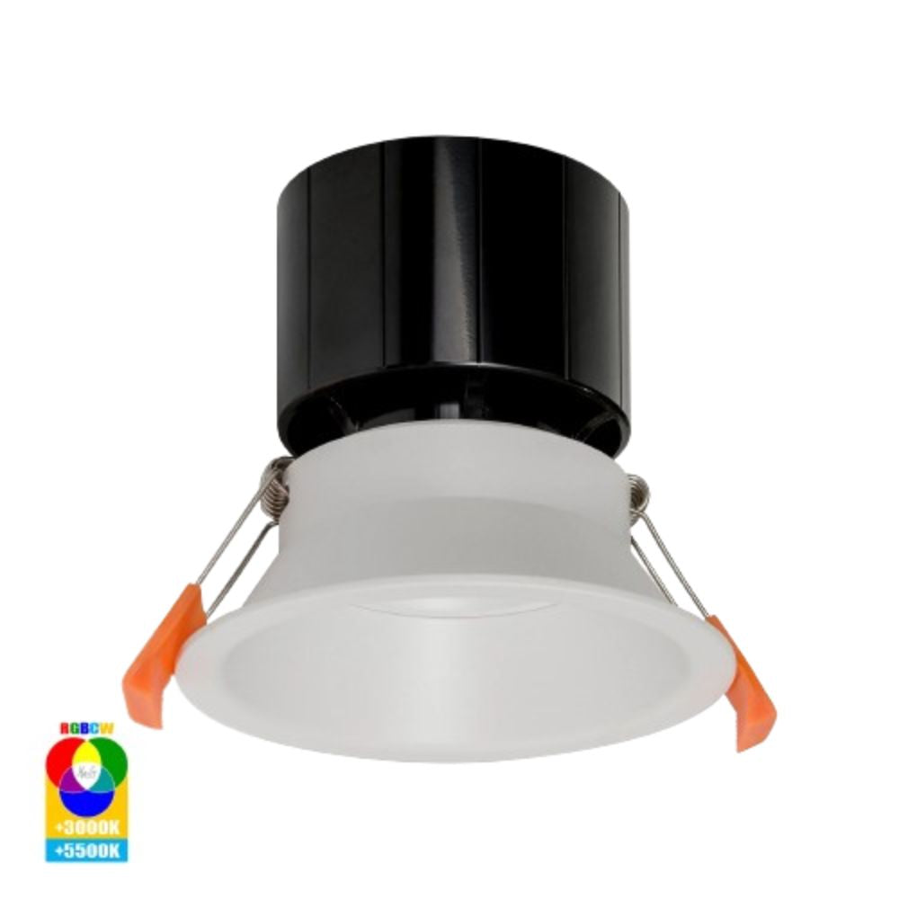 Havit PRIME-SMART LED Downlight - 12W, 105mm, RGBCW+CCT, Tunable, Wi-Fi, Dimmable, IP54, Deepset-Havit Lighting-Ozlighting.com.au