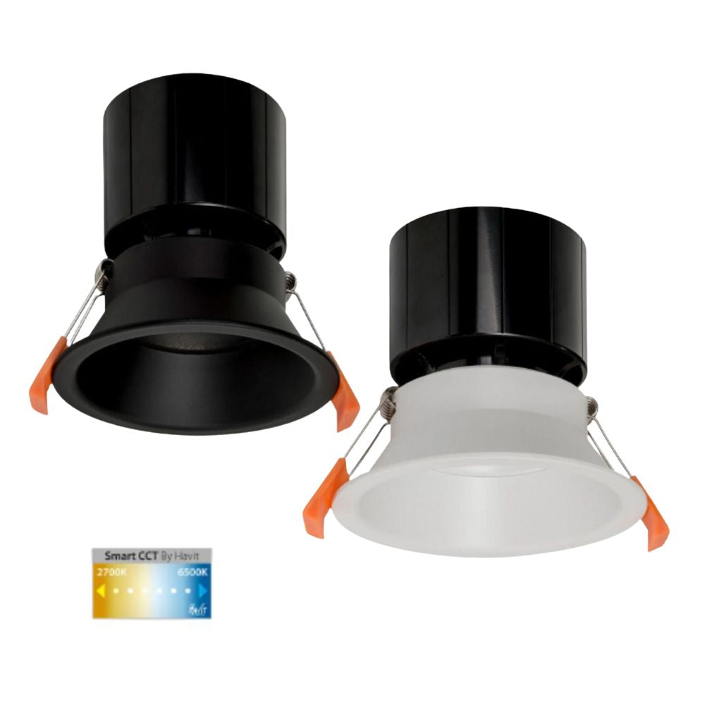 Havit PRIME-SMART LED Downlight - 12W, 105mm, Tunable, Wi-Fi, CCT, Dimmable, IP54, Deepset-Havit Lighting-Ozlighting.com.au