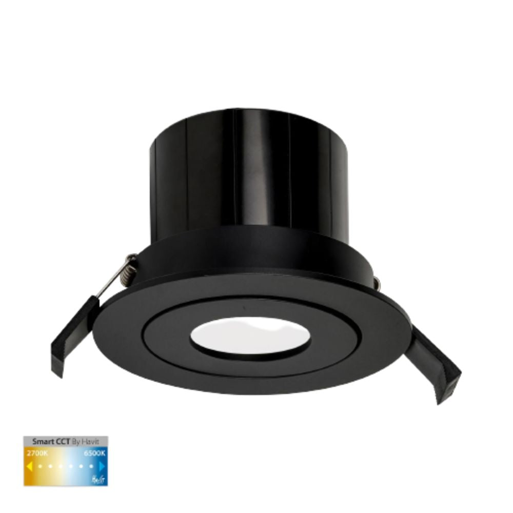 Havit PRIME-SMART LED Downlight - 12W, 105mm, Tunable, Wi-Fi, CCT, IP54, Tilt-Havit Lighting-Ozlighting.com.au