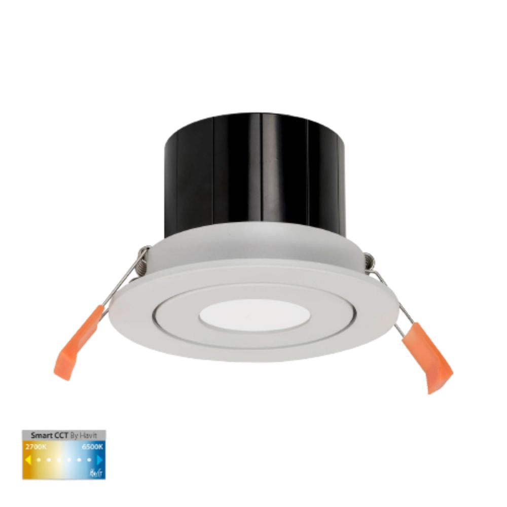 Havit PRIME-SMART LED Downlight - 12W, 105mm, Tunable, Wi-Fi, CCT, IP54, Tilt-Havit Lighting-Ozlighting.com.au