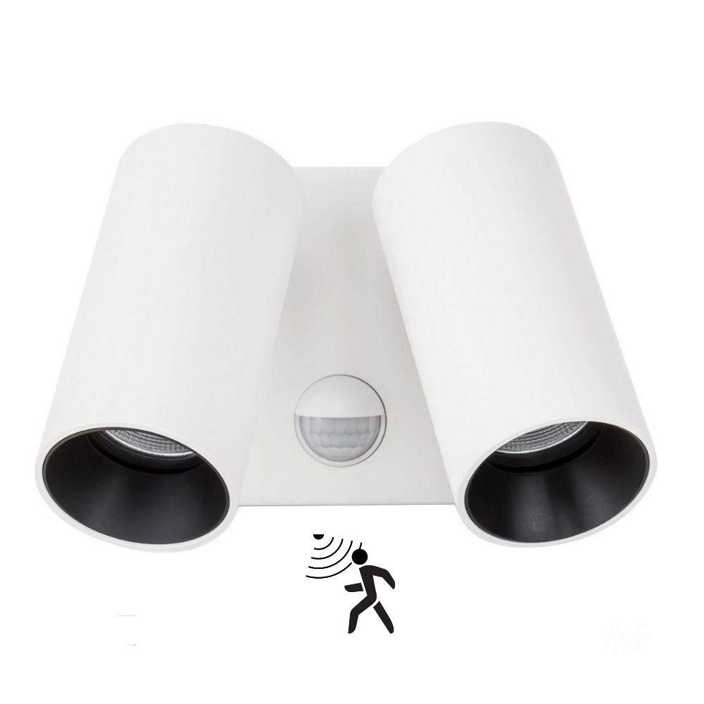 Havit REVO - 9W/18W Tricolour Switchable LED Interior/Exterior Double Adjustable Wall Light With Optional Sensor IP65-Havit Lighting-Ozlighting.com.au